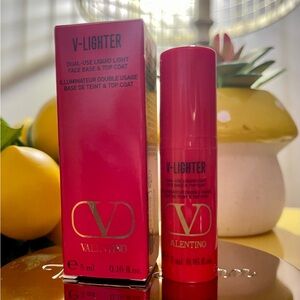 NIB Valentino V-Lighter Base & Top Coat - Rosa